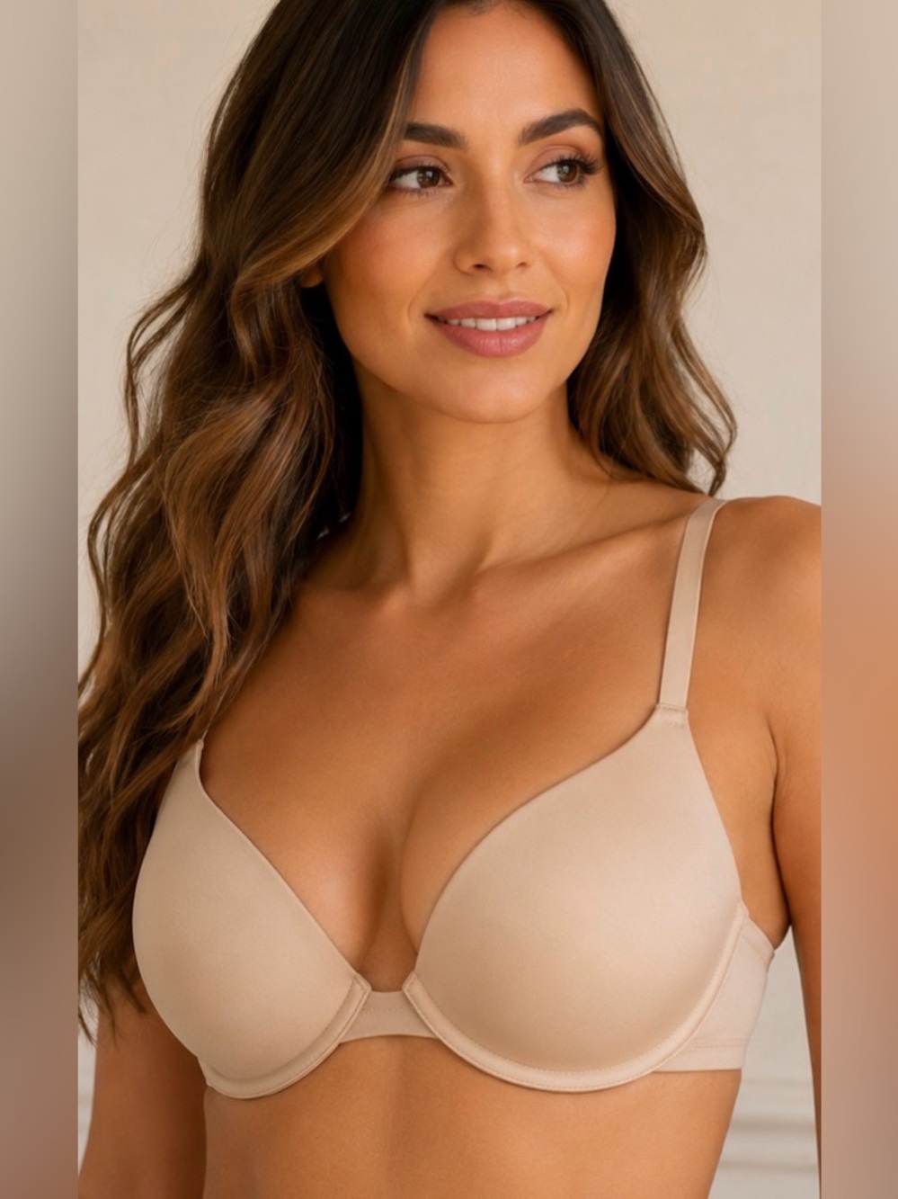 B.Tempt’d Ultra Soft Classic Nude Push-Up Bra - Women Intimates Size 32 DDD NWT